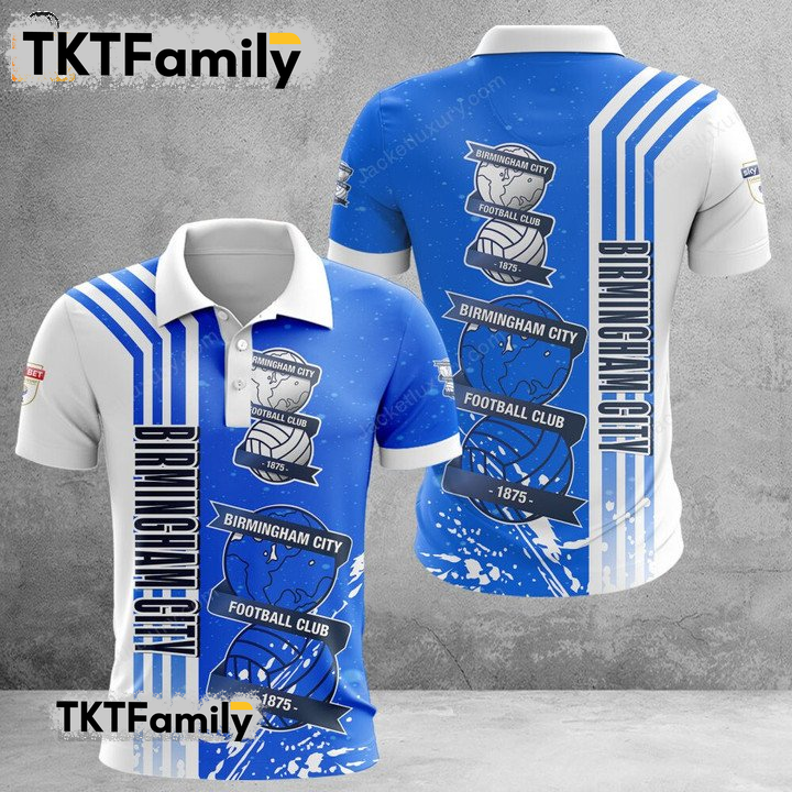 Birmingham City F.C 3D Polo Shirt TKT Familys