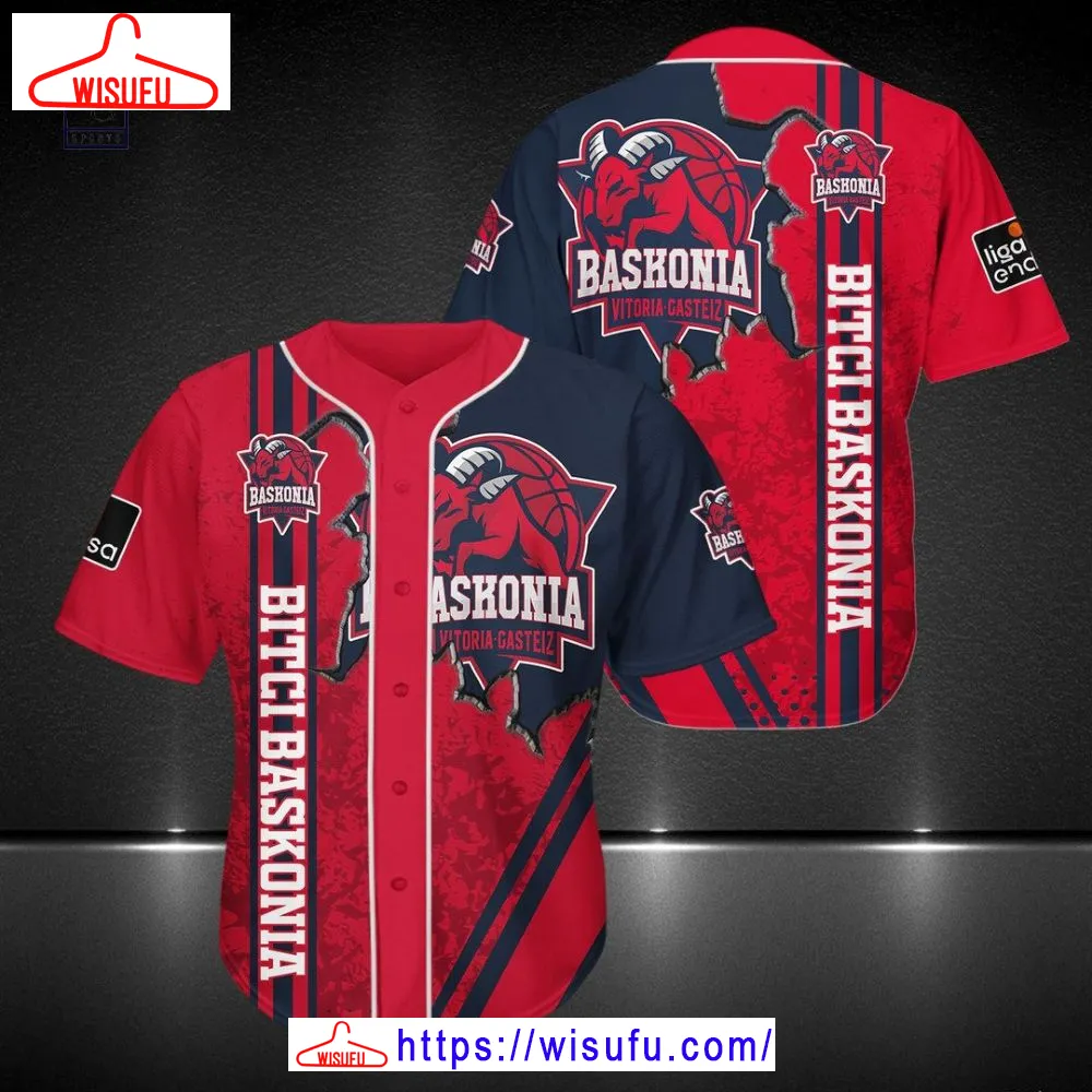 Bitci Baskonia 3d Baseball Jersey, New Fashion Gifts