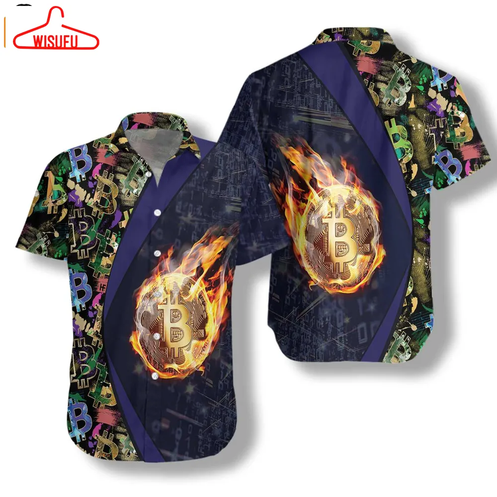 Bitcoin Block Chain V1 Hawaiian Shirt, New Fashion Gifts