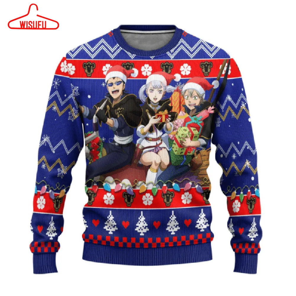 Black Clover Anime 8 Ugly Sweater Gifts, Black Clover Anime Gift Fan Ugly Sweater