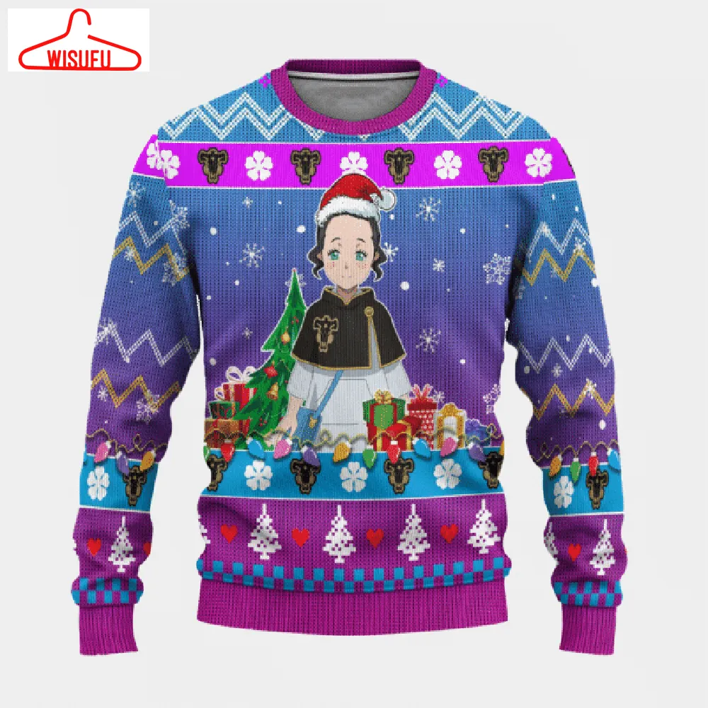 Black Clover Anime Charmy Pappitson 20 Ugly Sweater Gifts, Black Clover Anime Gift Fan Ugly Sweater