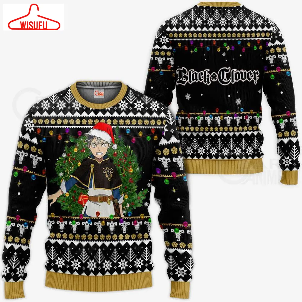 Black Clover Asta Ugly Christmas Sweater