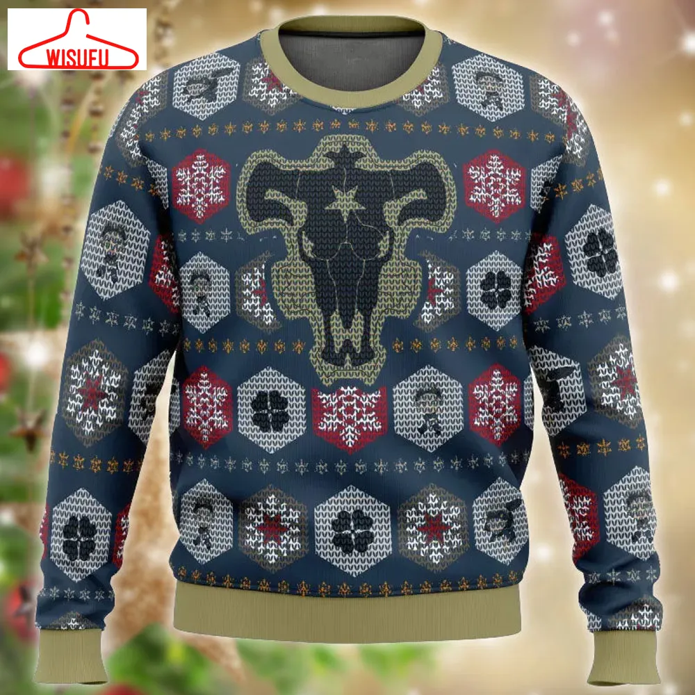 Black Clover Black Bulls Ugly Sweater