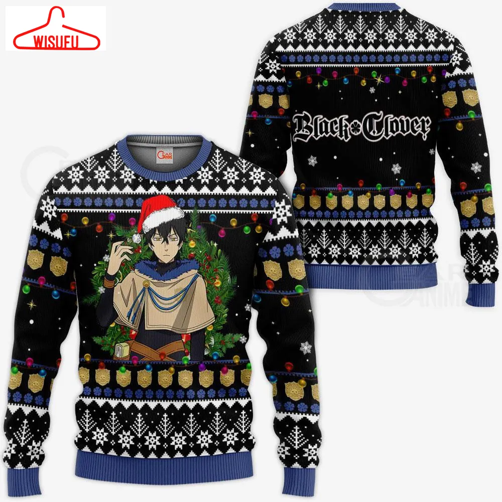 Black Clover Yuno Grinberryall Ugly Christmas Sweater