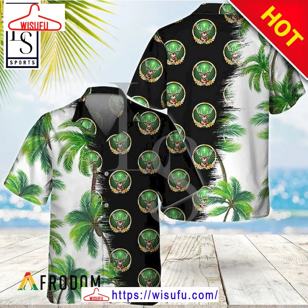 Black Jagermeister Match Palm Trees Aloha Hawaiian Shirt, New Fashion Gifts