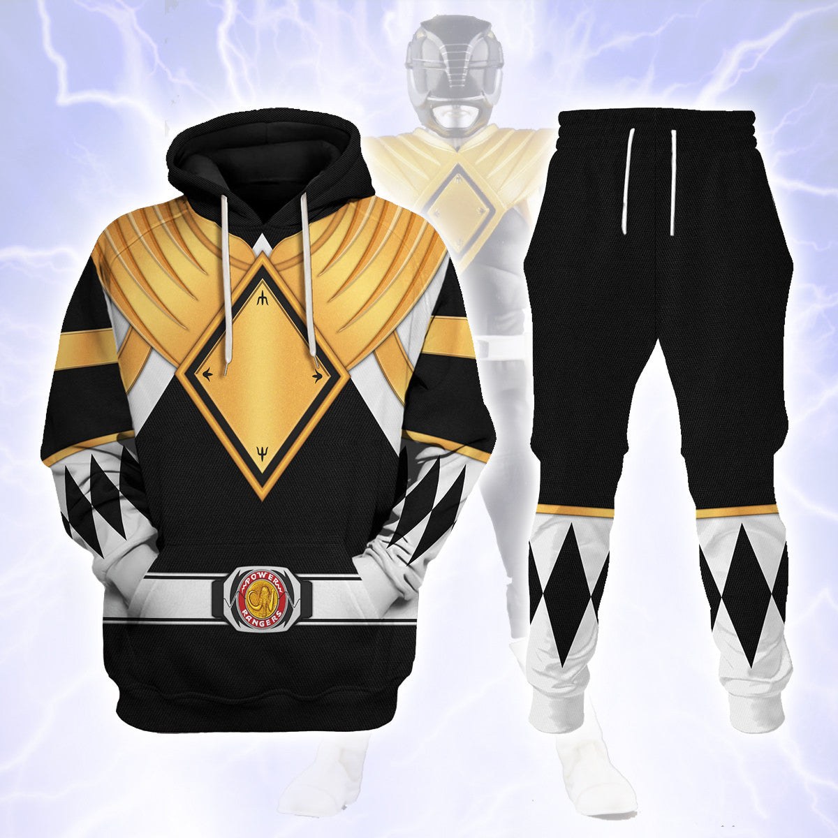 Black Ranger Dragon Shield Track suit 