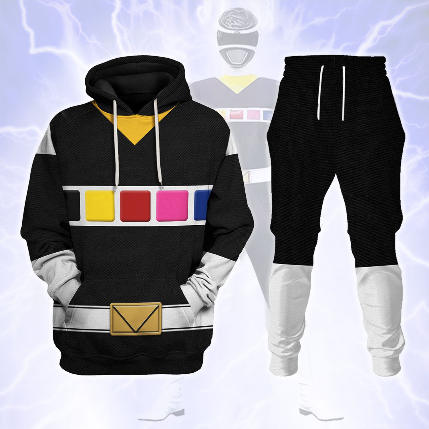 Black Space Ranger Track suit 