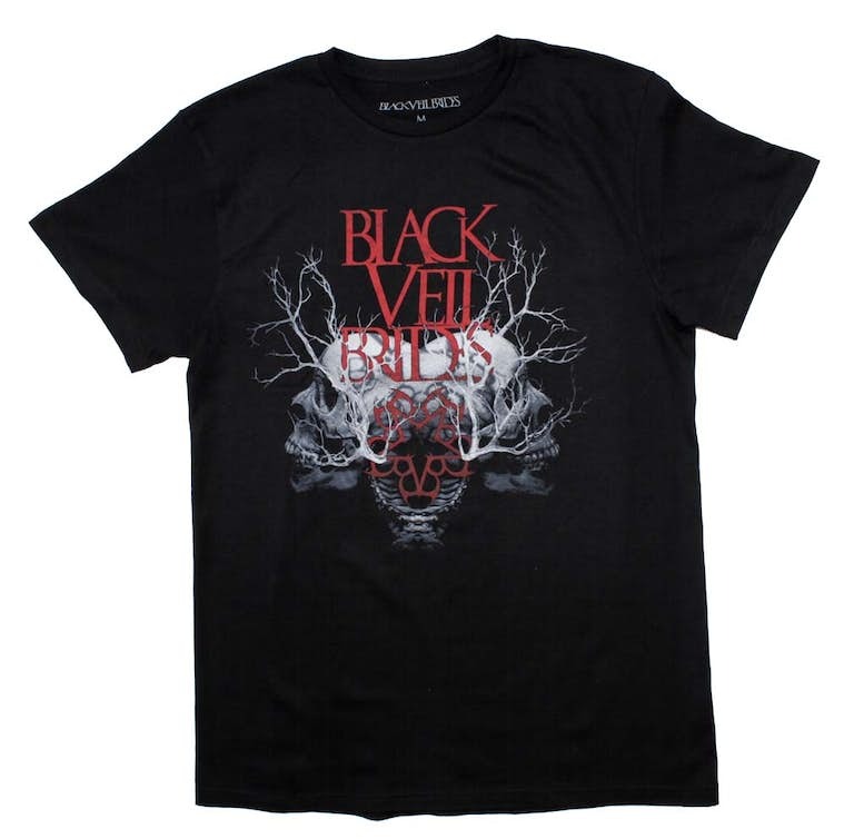 Black Veil Brides Branches Skull T-Shirt