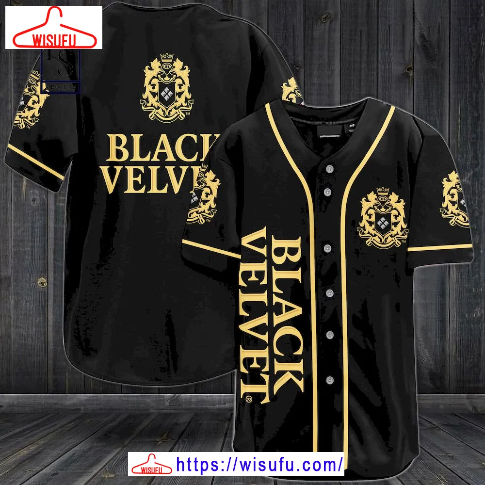 Black Velvet Baseball Jersey, New Fashion Gifts