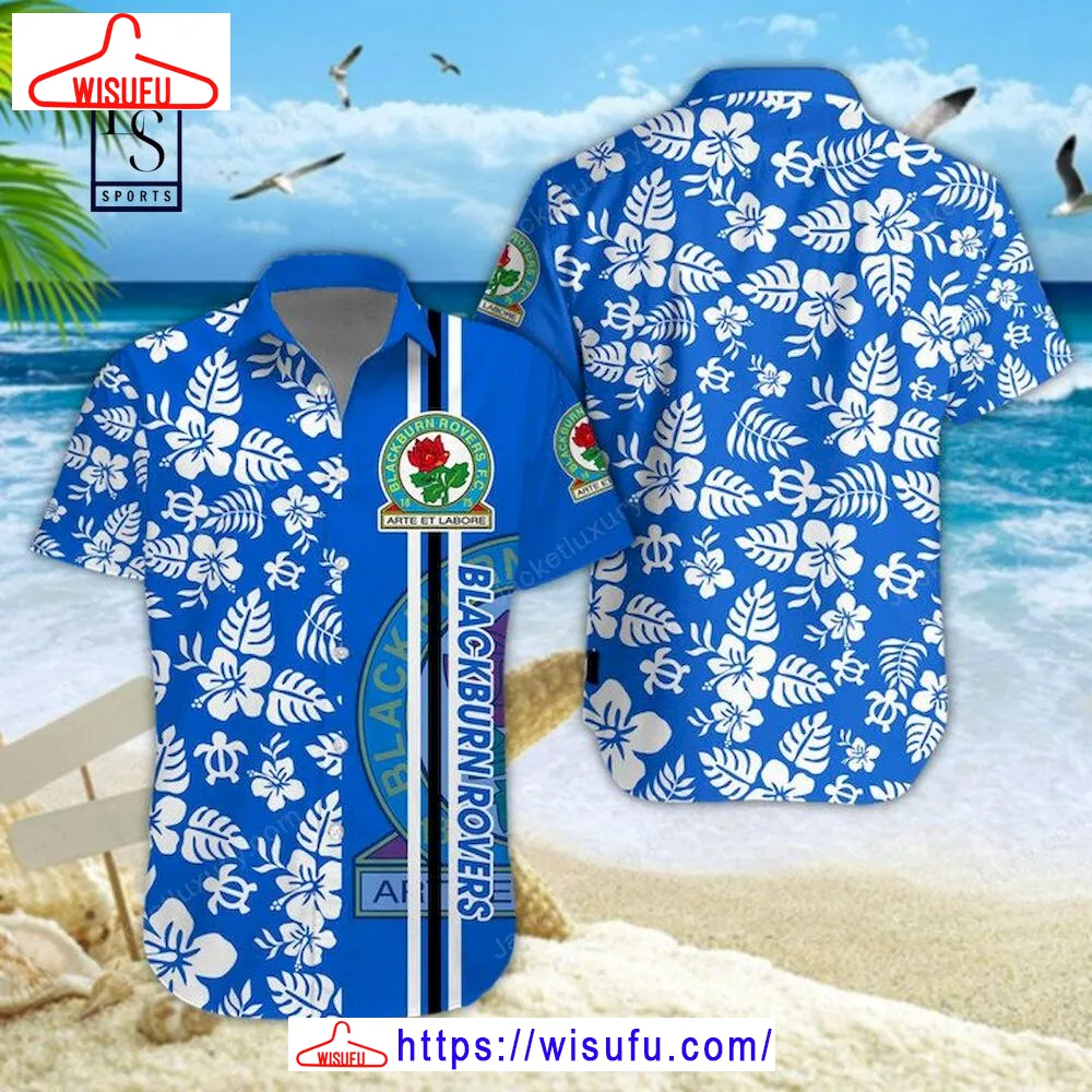 Blackburn Rovers Fc 3d Hawaiian Shirt, New Fashion Gifts