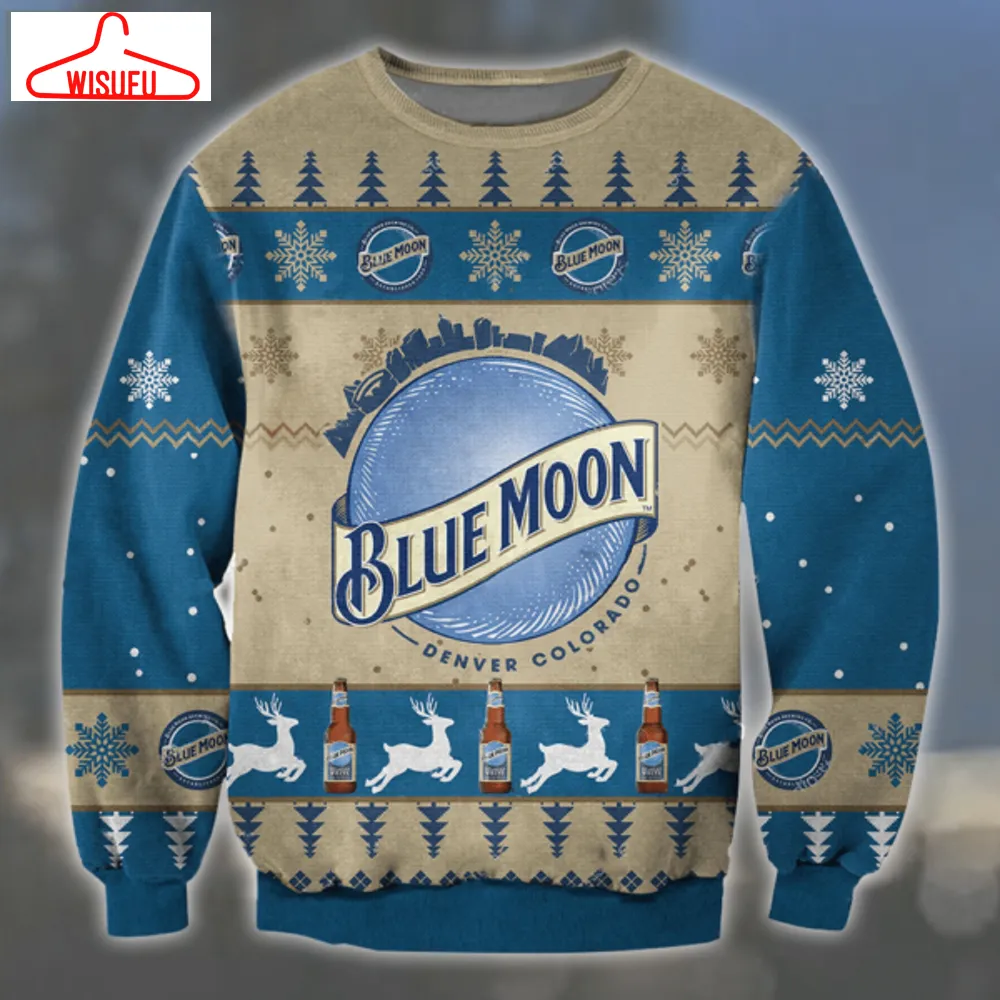 Blue Moon Ugly Christmas Sweater