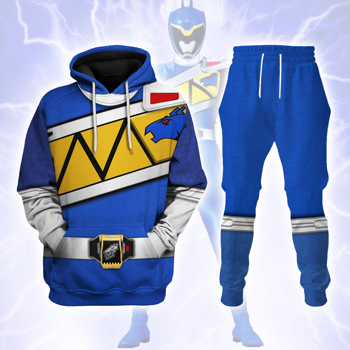 Blue Power Rangers Dino Charge Track suit 