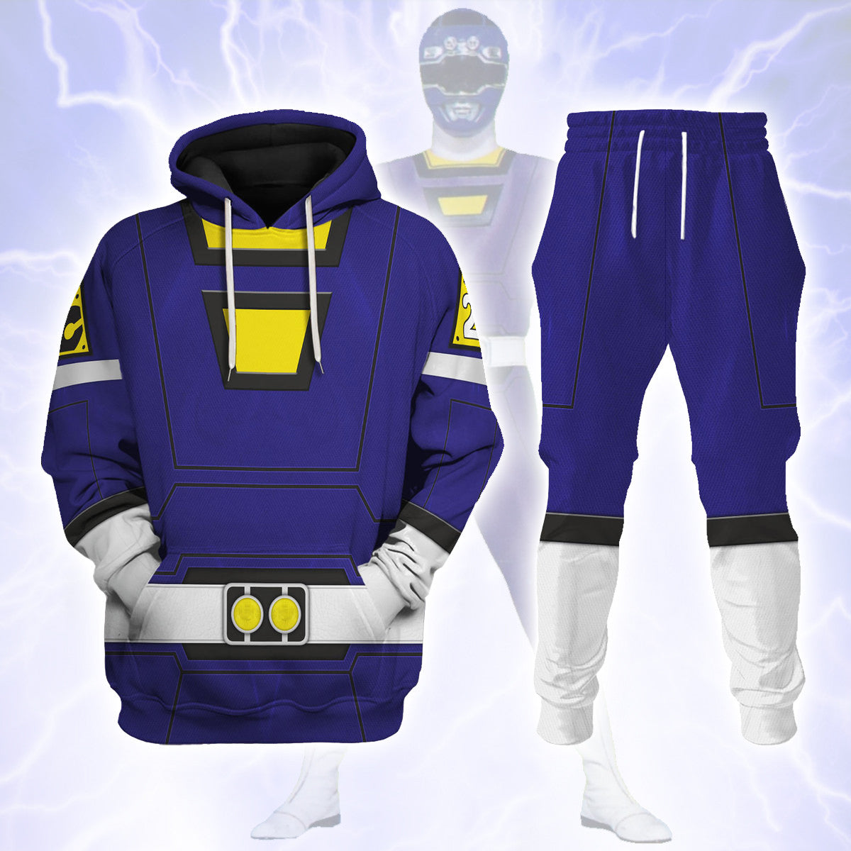 Blue Power Rangers Turbo Track suit