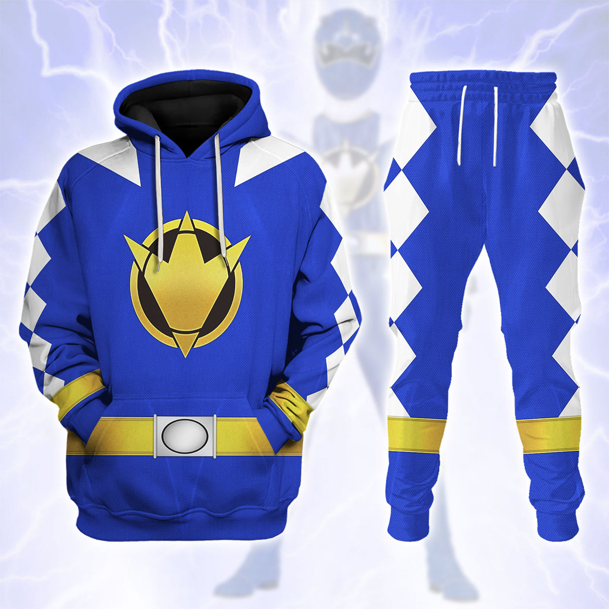 Blue Ranger Dino Thunder Track suit 