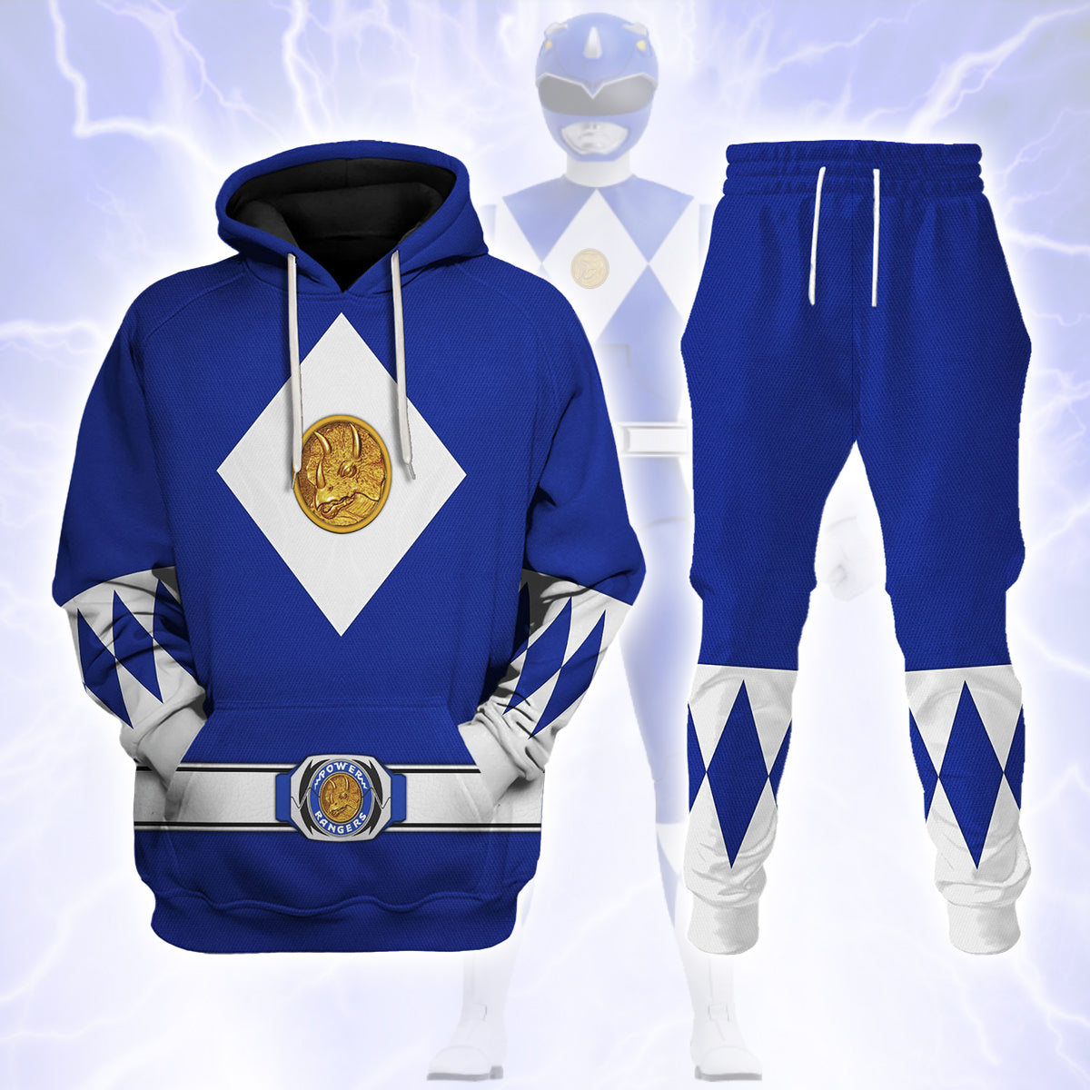 Blue Ranger Mighty Morphin The Movie (1995) Track suit 