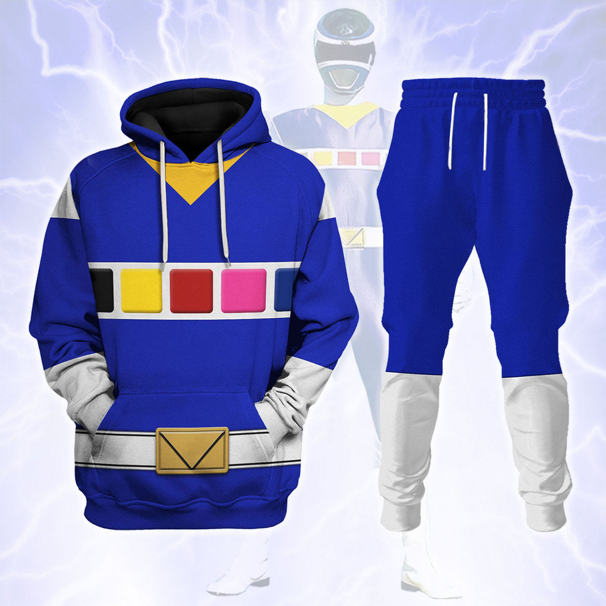 Blue Space Ranger  Track suit