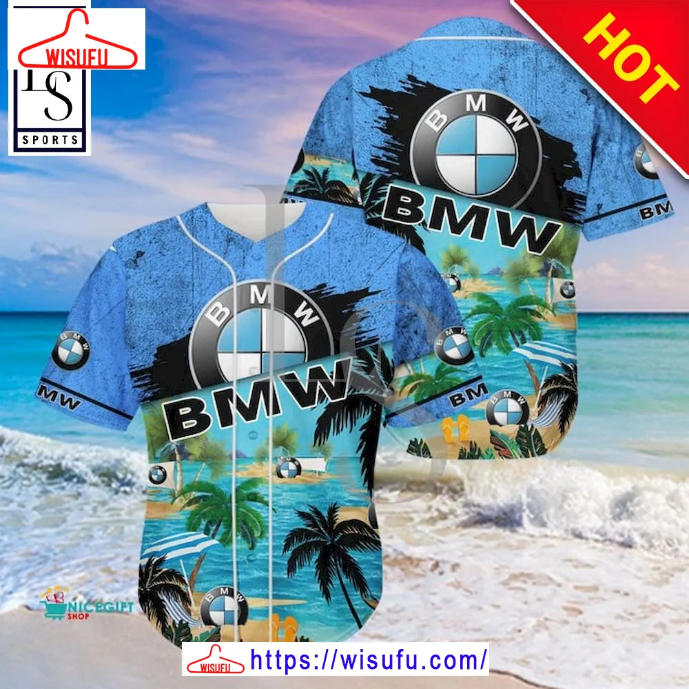 Bmw Car Aloha Island Baseball Jersey, New Fashion Gifts