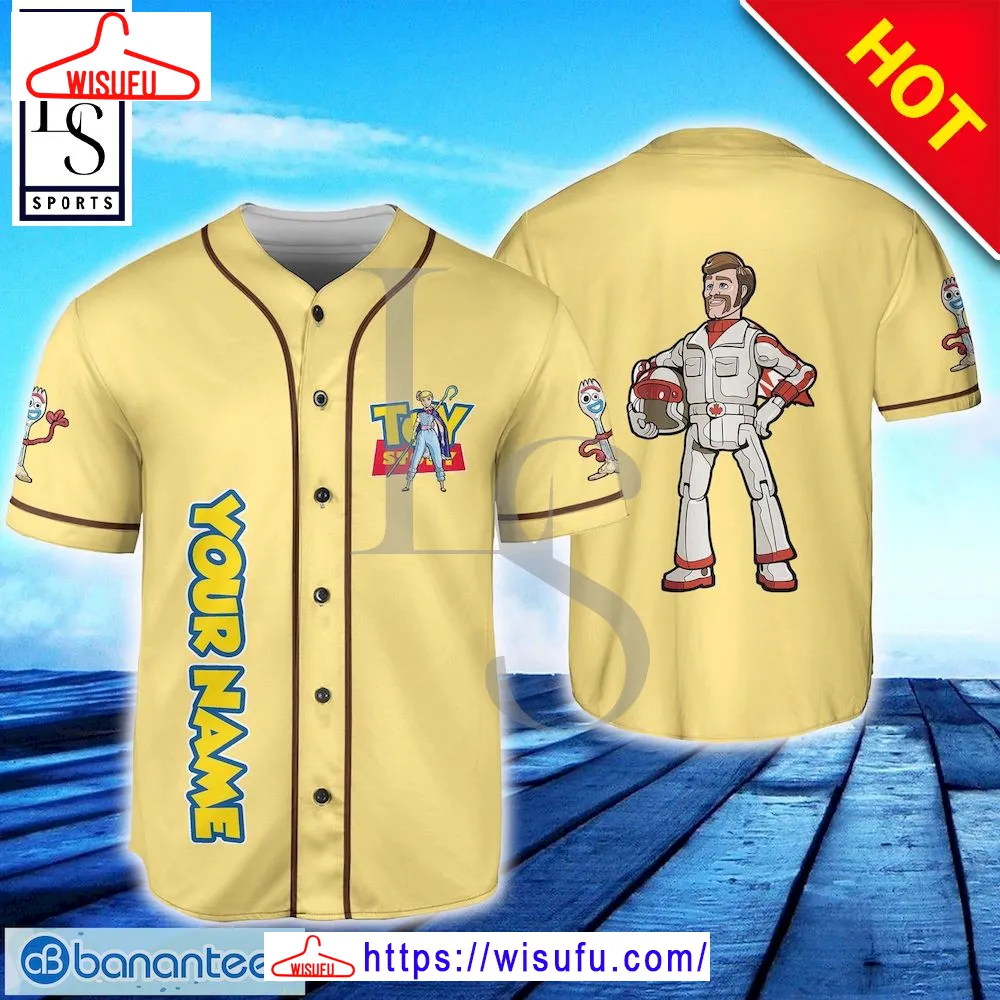 Bo Peep Forky And Duke Caboom Custom Name Baseball Jersey, New Fashion Gifts