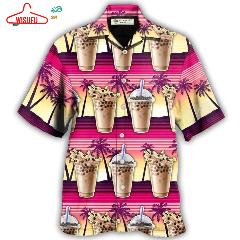 Boba Milk Tea Welcome To Summer Hawaiian Shirt- Wisufu Aloha