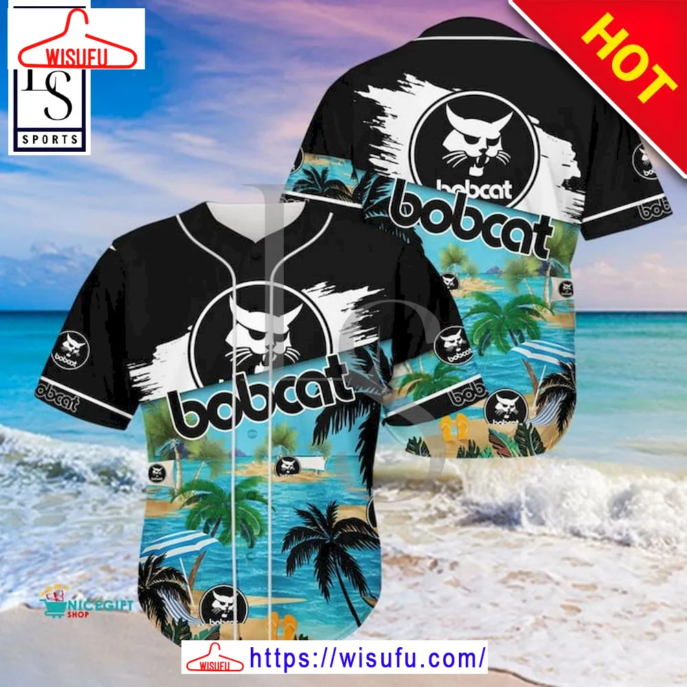 Bobcat Aloha Island Baseball Jersey, New Fashion Gifts