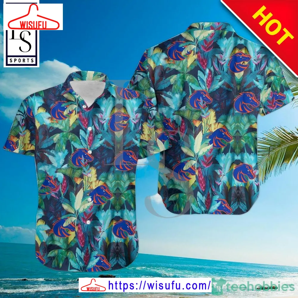 Boise State Broncos Floral Tropical Hawaiian Shirt, New Fashion Gifts