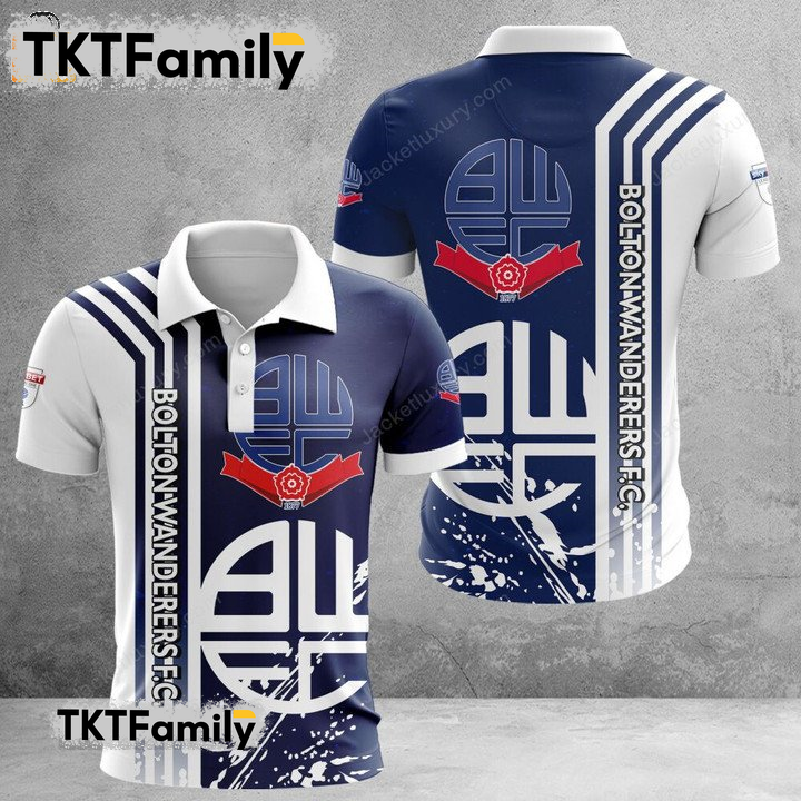 Bolton Wanderers 3D Polo Shirt TKT Familys