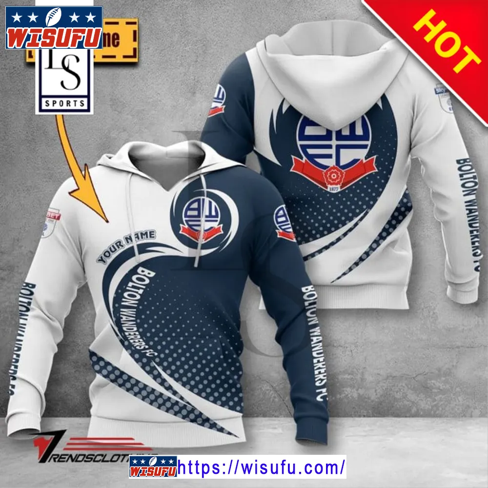 Bolton Wanderers Efl Hoodie 3d