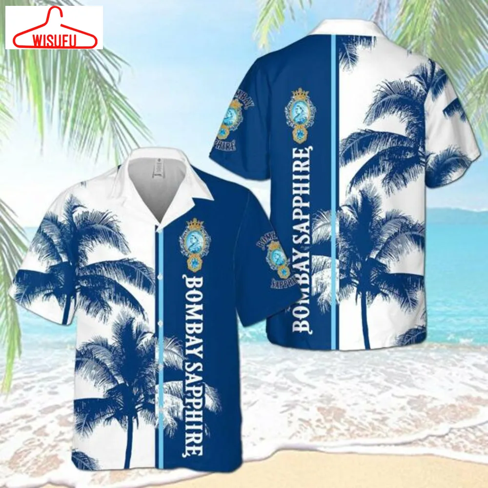 Bombay Sapphire Hawaiian Shirt, New Fashion Gifts