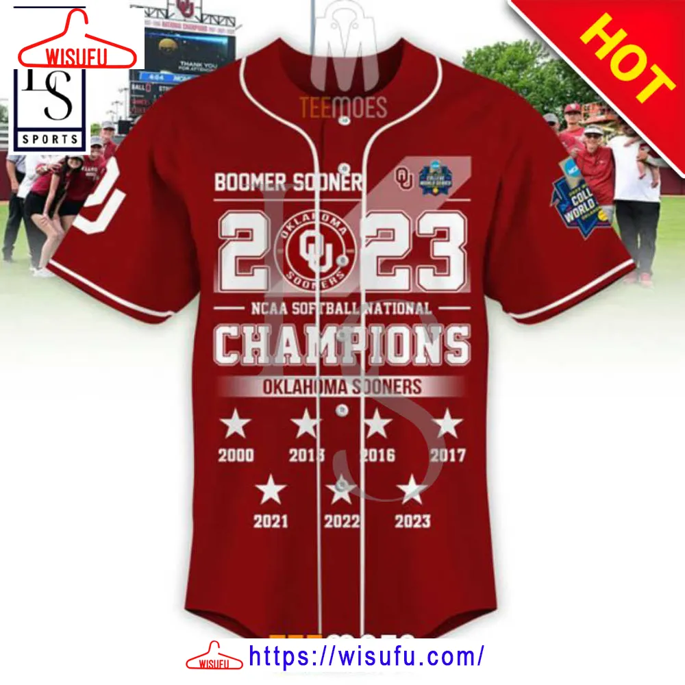 Boomer Sooners Champions 2023 Sofball Oklahoma Roster Baseball Jersey, New Fashion Gifts