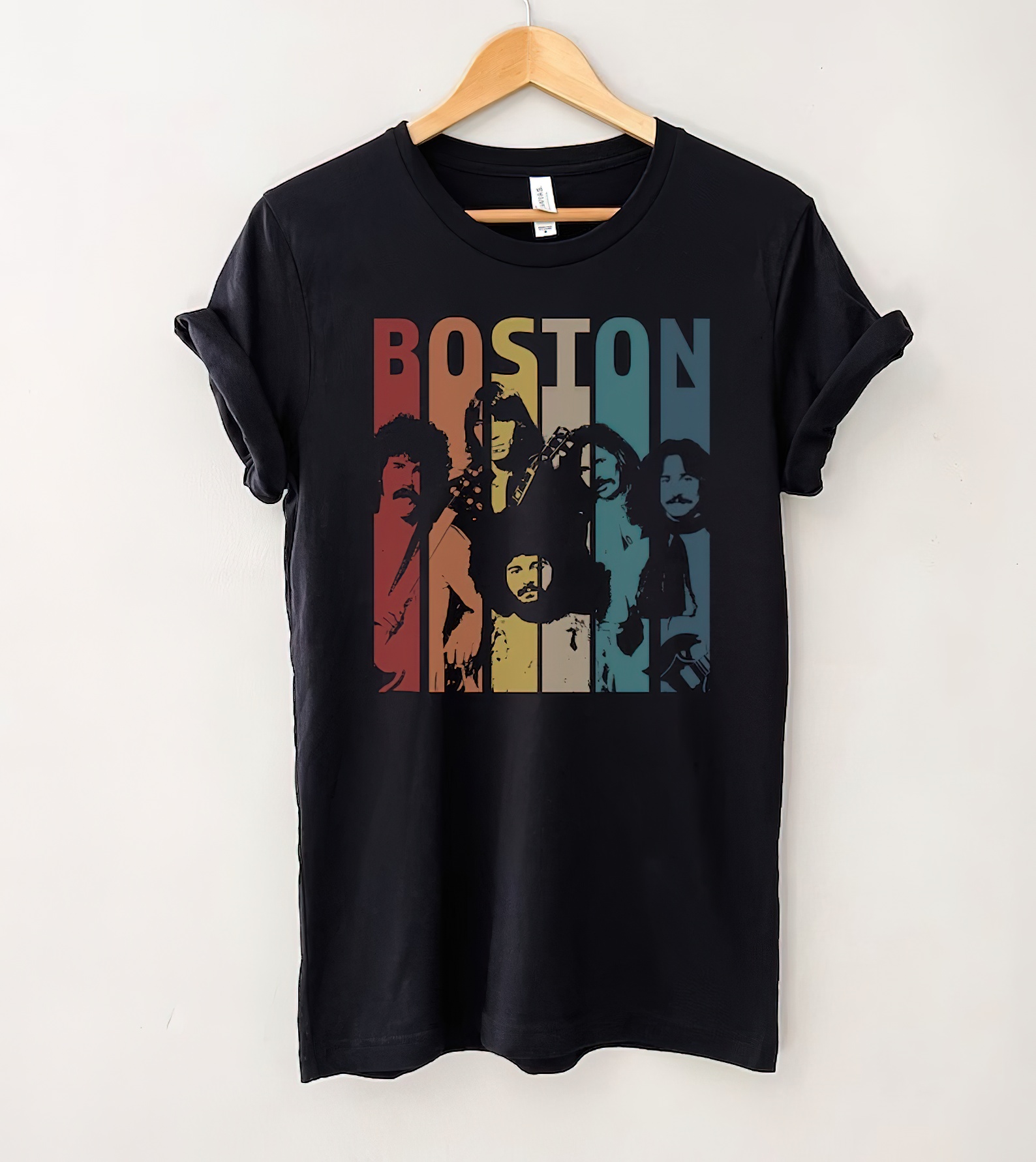 Boston Band Retro Vintage T-Shirt, Boston Band Shirt, Music Shirt, Gift Tee For You And Your Friends-gigapixel-standard-scale-2_00x