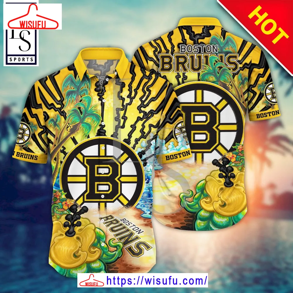 Boston Bruins Aloha Island Hawaii Shirt, New Fashion Gifts