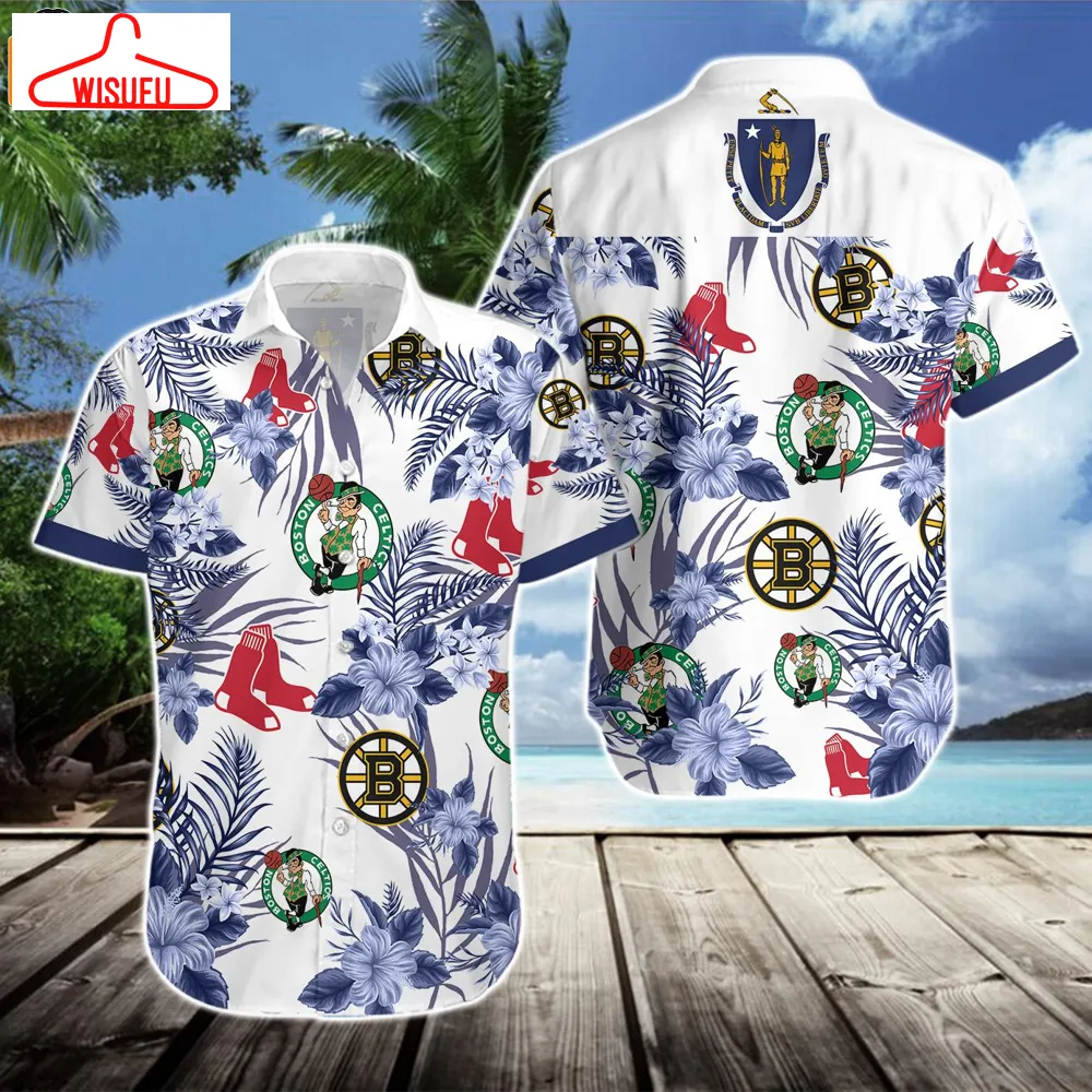 Boston Celtics Boston Bruins Boston Red Sox Hawaiian Shirt, New Fashion Gifts