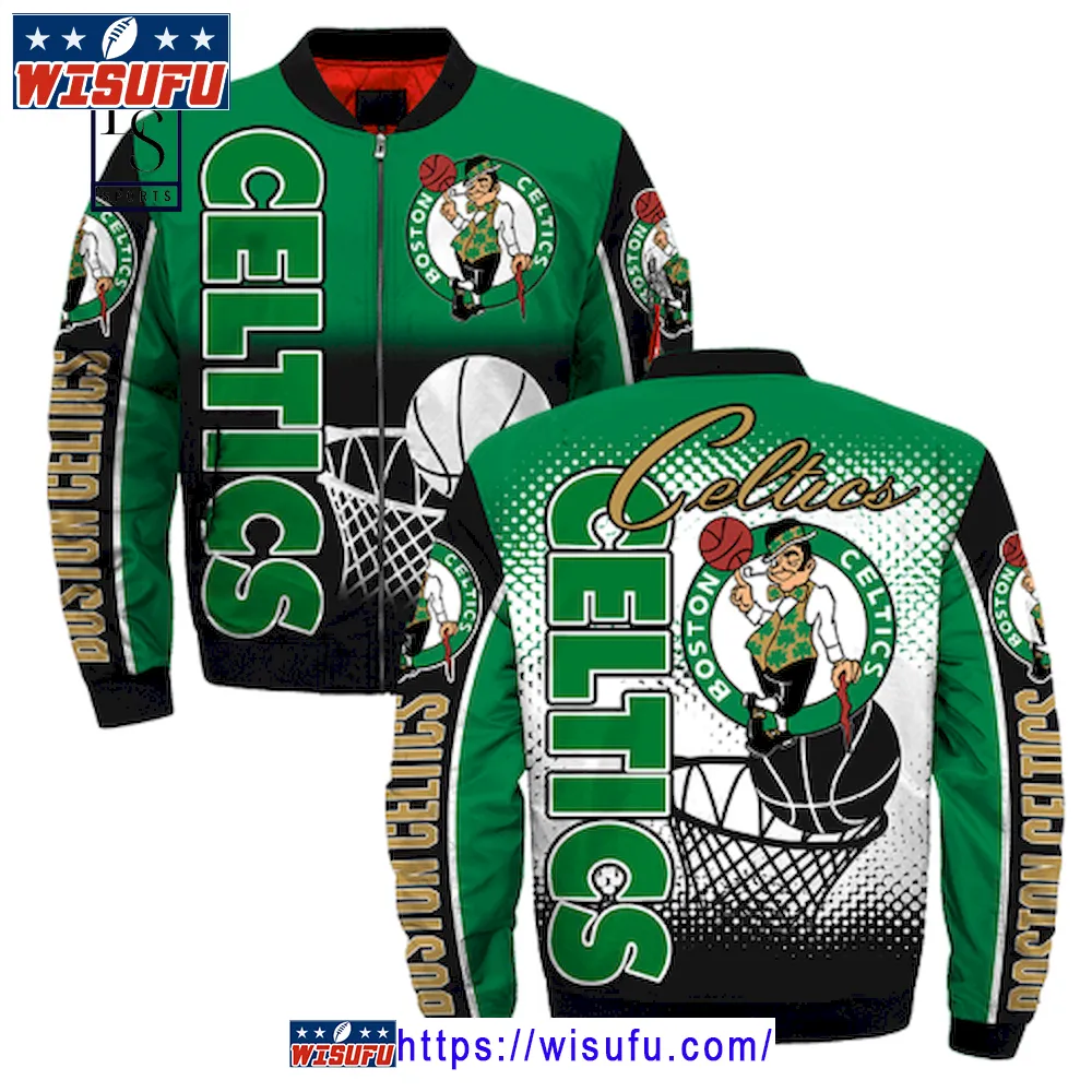 Boston Celtics Score Bomber Jacket