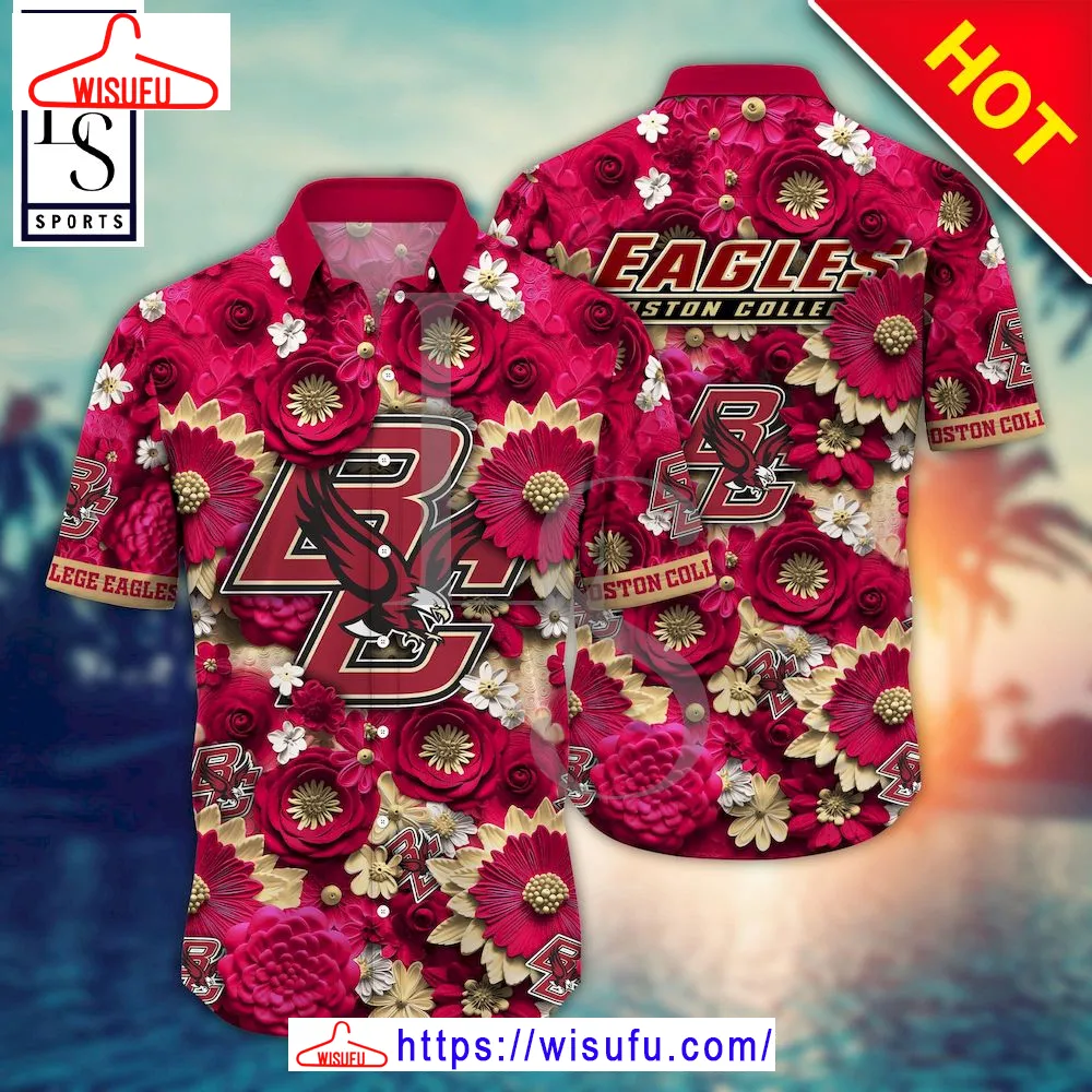 Boston College Eagles Nc-aa Trending Summer Hawaiian Shirt, New Fashion Gifts