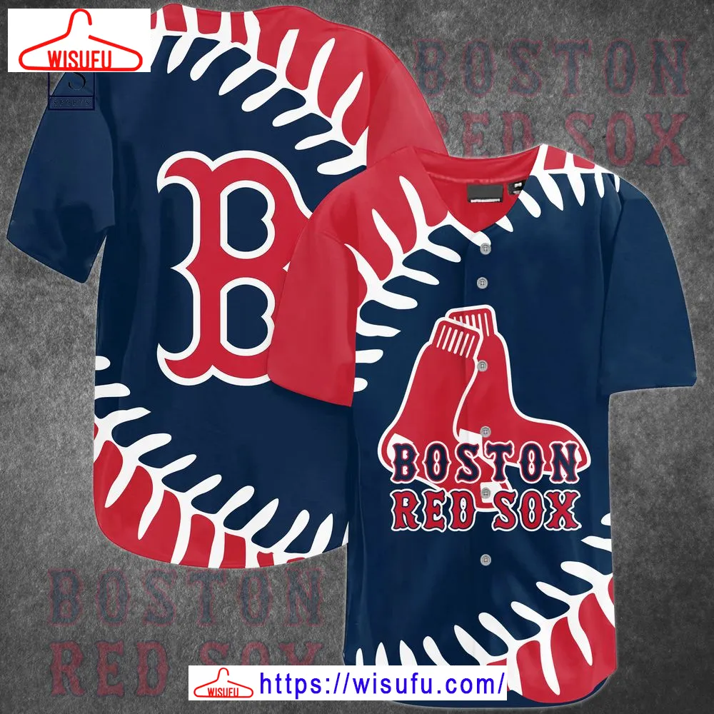 Boston Red Sox 3d Baseball Jersey, New Fashion Gifts