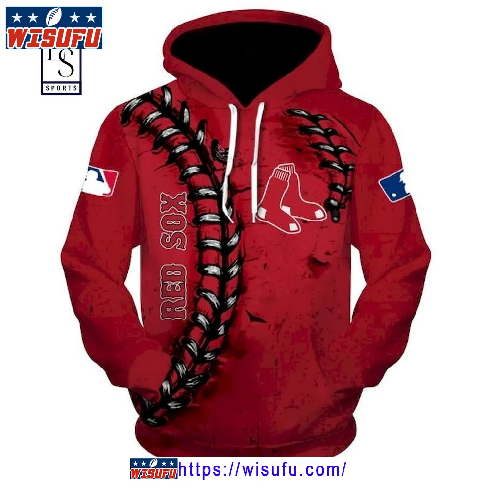 Boston Red Sox 3d Hoodie