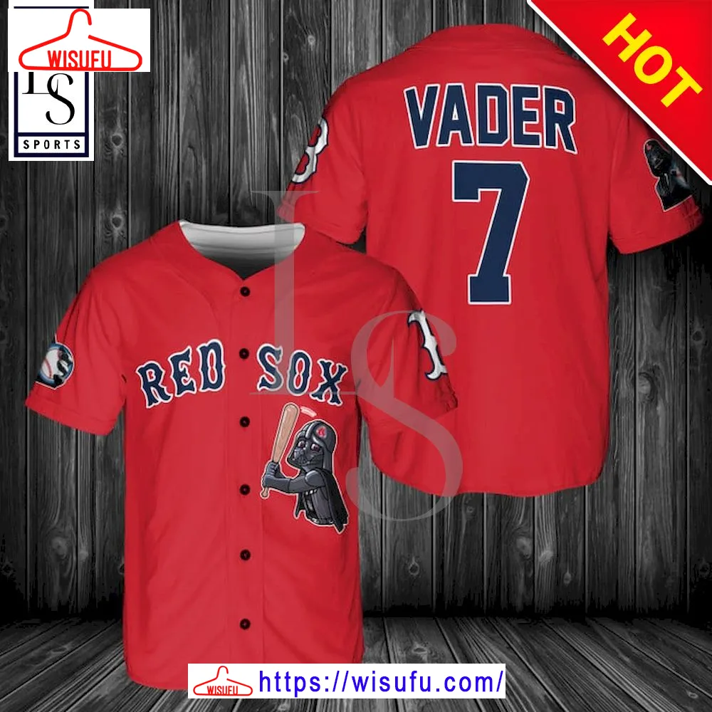 Boston Red Sox Darth Vader Baseball Jersey, New Fashion Gifts