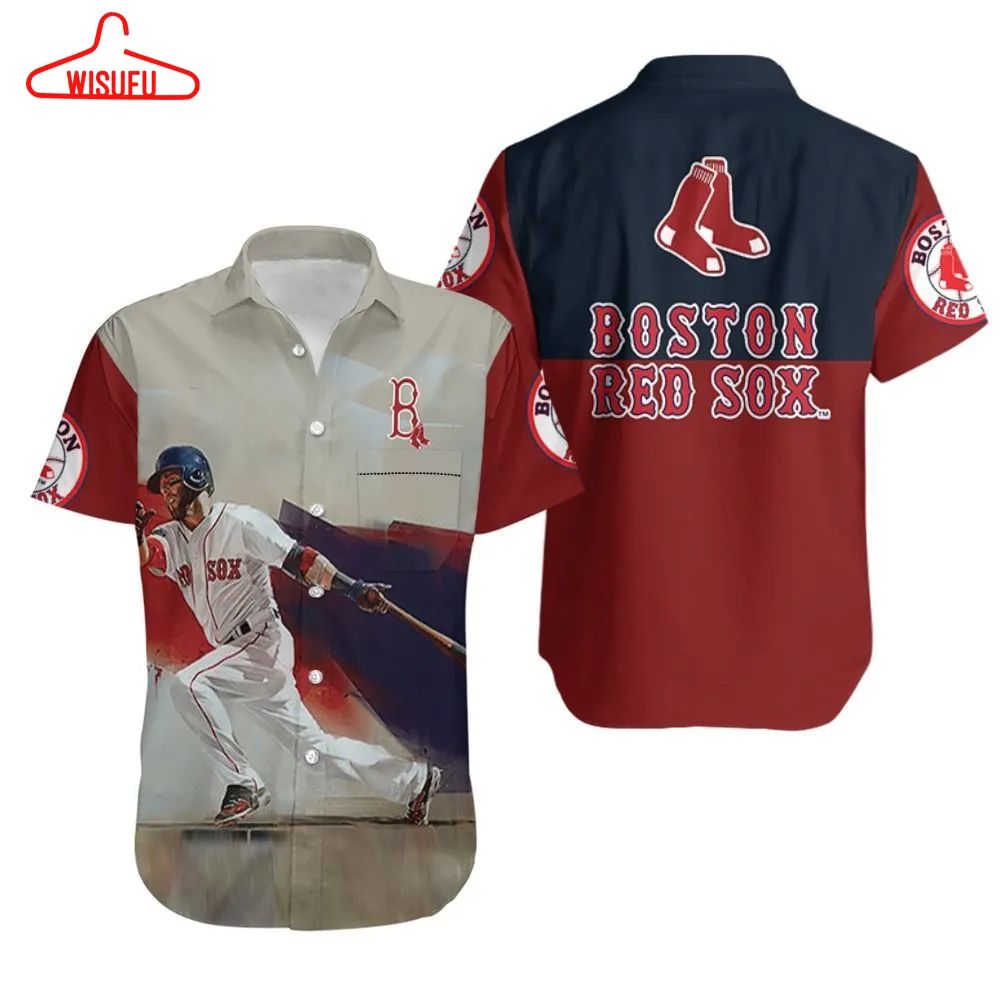 Boston Red Sox Dustin Pedroia 15 Legend Hawaiian Shirt, New Hawaiian Holiday Outfits, New Fashion Gifts