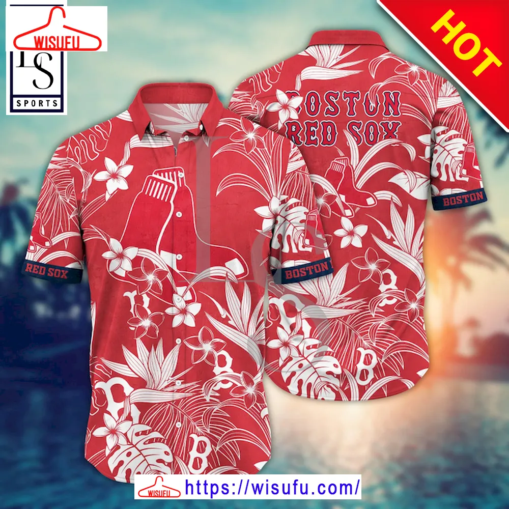 Boston Red Sox Ml-b Summer Flower Aloha Hawaii Shirt, New Fashion Gifts