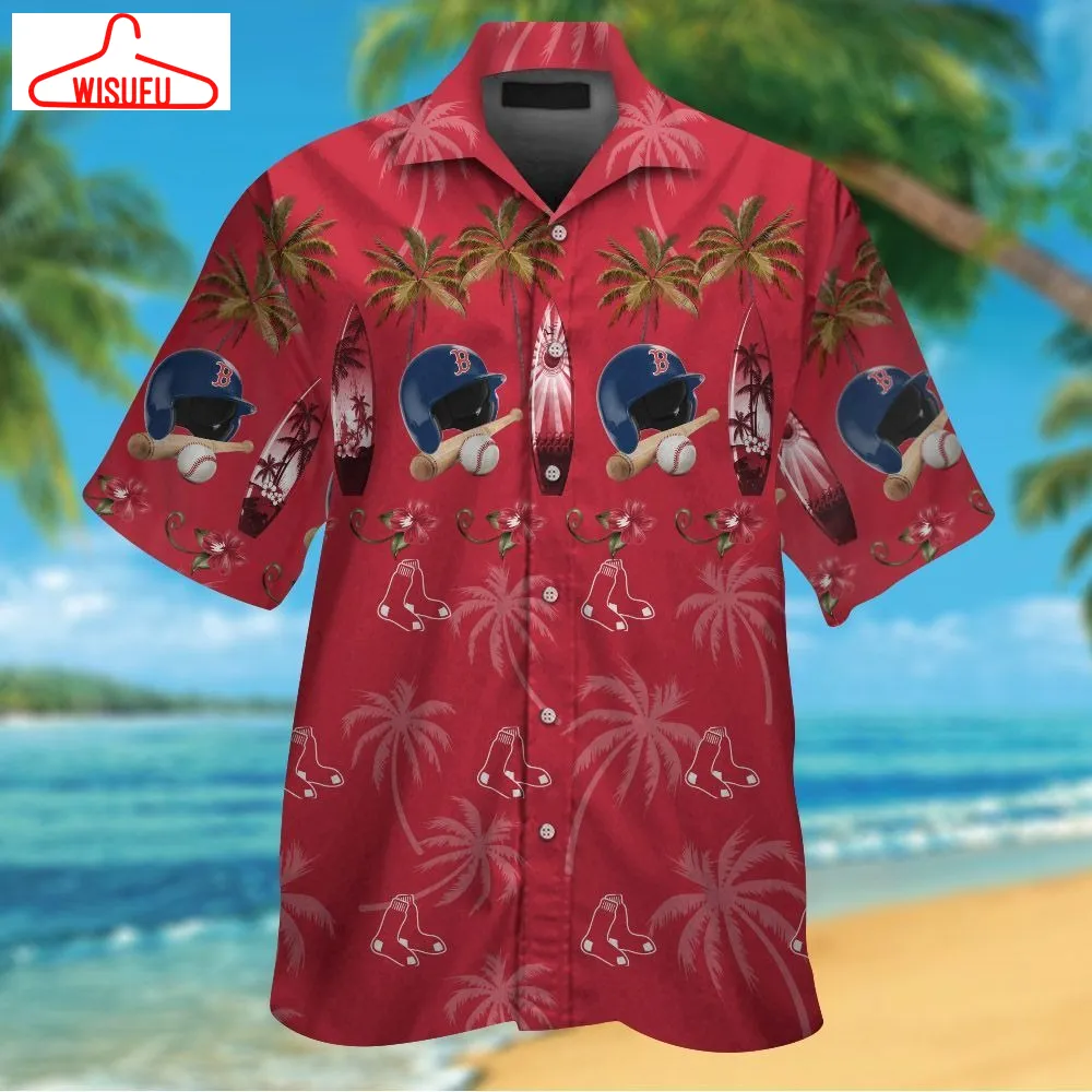 Boston Red Sox Mlb Tropical Aloha Hawaiian Shirt, New Fashion Gifts