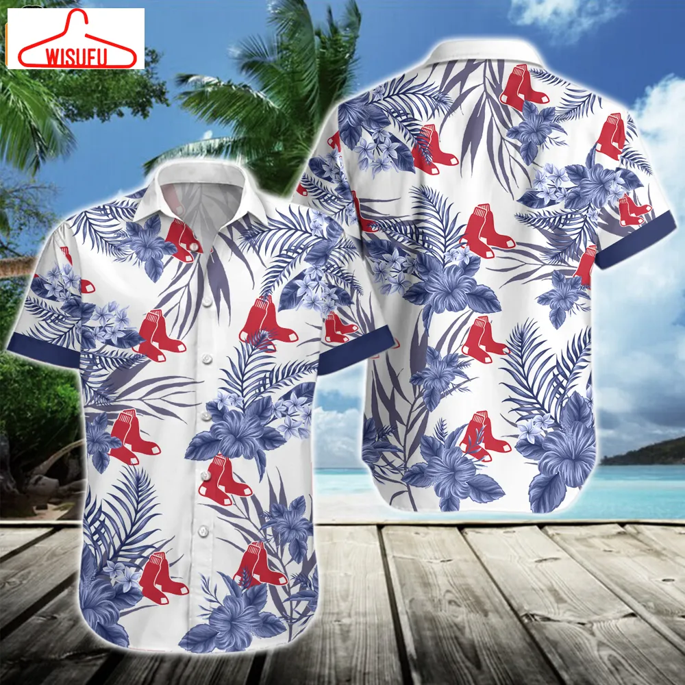 Boston Red Sox Red Hawaiian Shirt, New Fashion Gifts