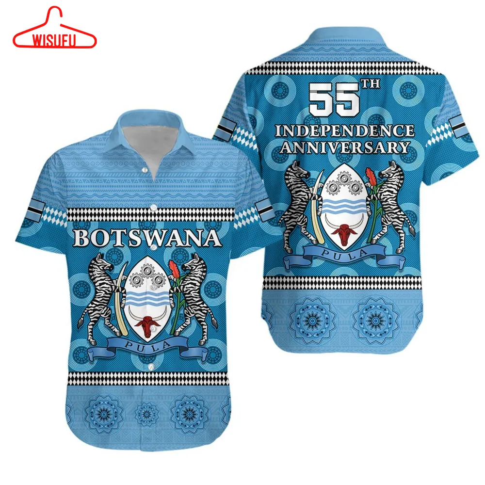 Botswana Independence Anniversary Hawaiian Shirt Flag And Pattern Lt13, New Hawaiian Holiday Outfits, New Fashion Gifts