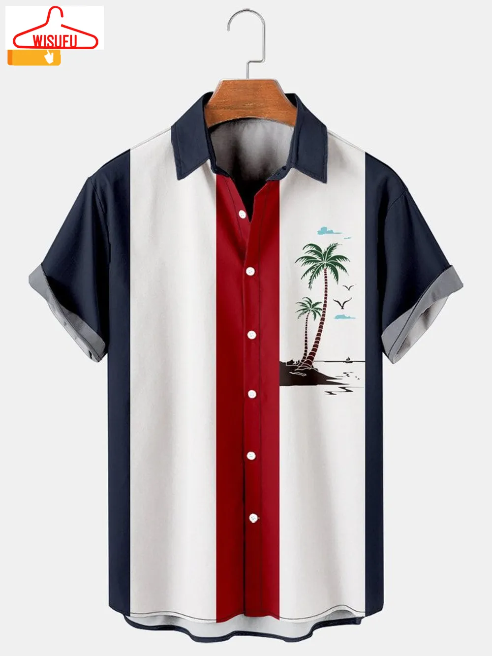 Bowling Coconut Tree Tropical Hawaiian Shirt, New Fashion Gifts