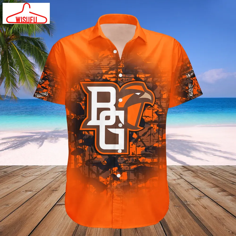 Bowling Green Falcons Camouflage Vintage Hawaiian Shirt, New Fashion Gifts