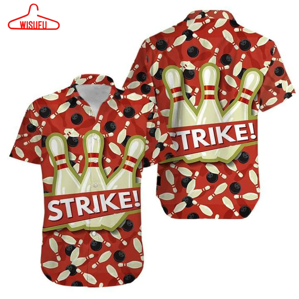 Bowling Strike Hawaiian Shirt - For Men & Women - Shirt Gift For Friends, Gift For Family, New Fashion Gifts