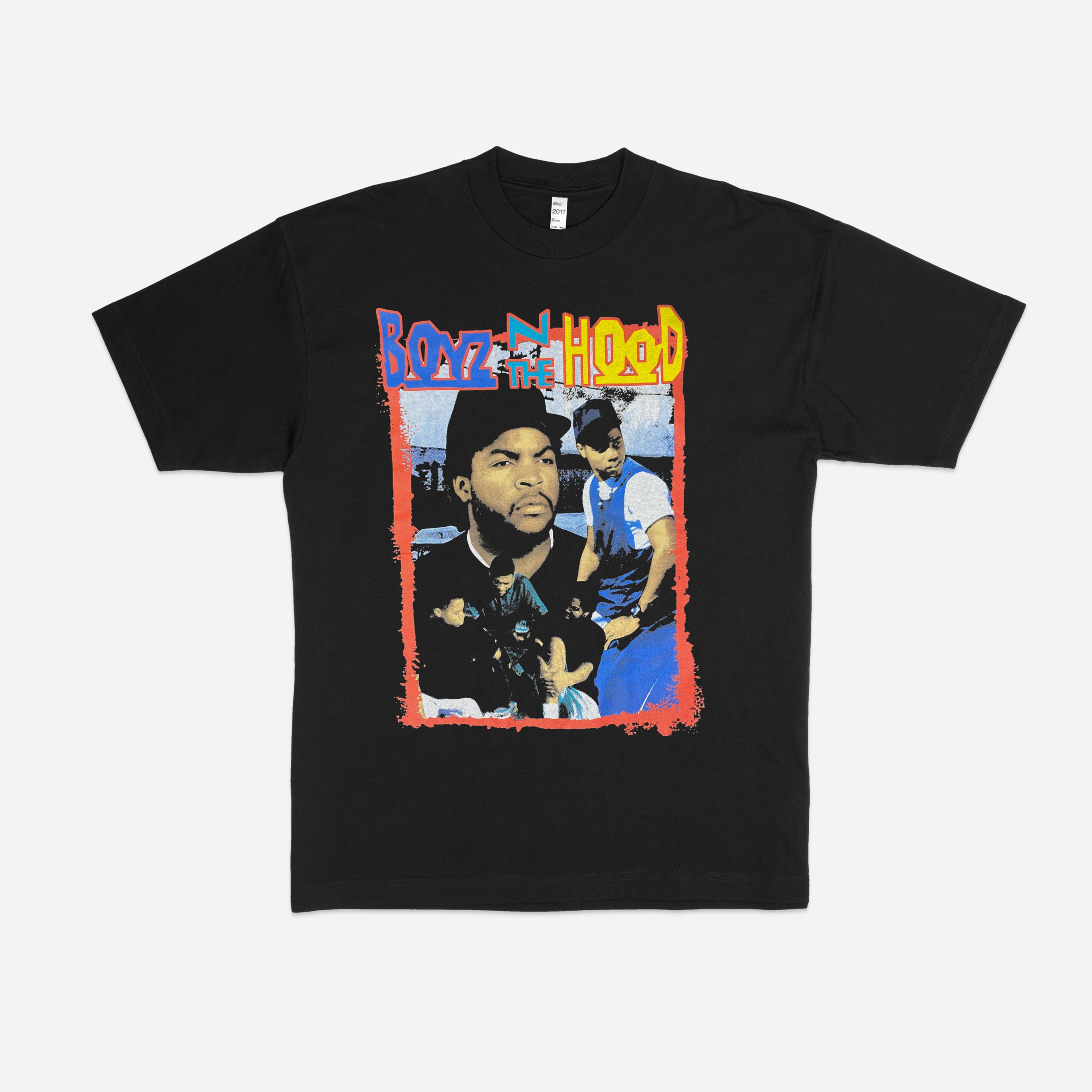 Boyz N The Hood Multi-Color Unisex Black Graphic T-Shirt