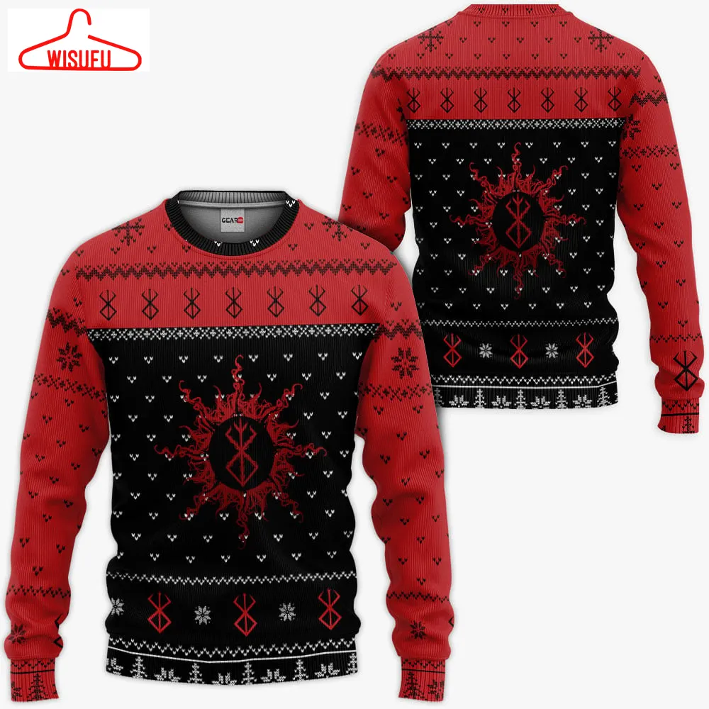 Brand Of Sacrifice Ugly Sweater Christmas, Anime Ugly Christmas Sweater Gift For Family