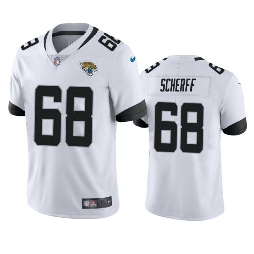 Brandon Scherff 68 Jacksonville Jaguars White Vapor Jersey