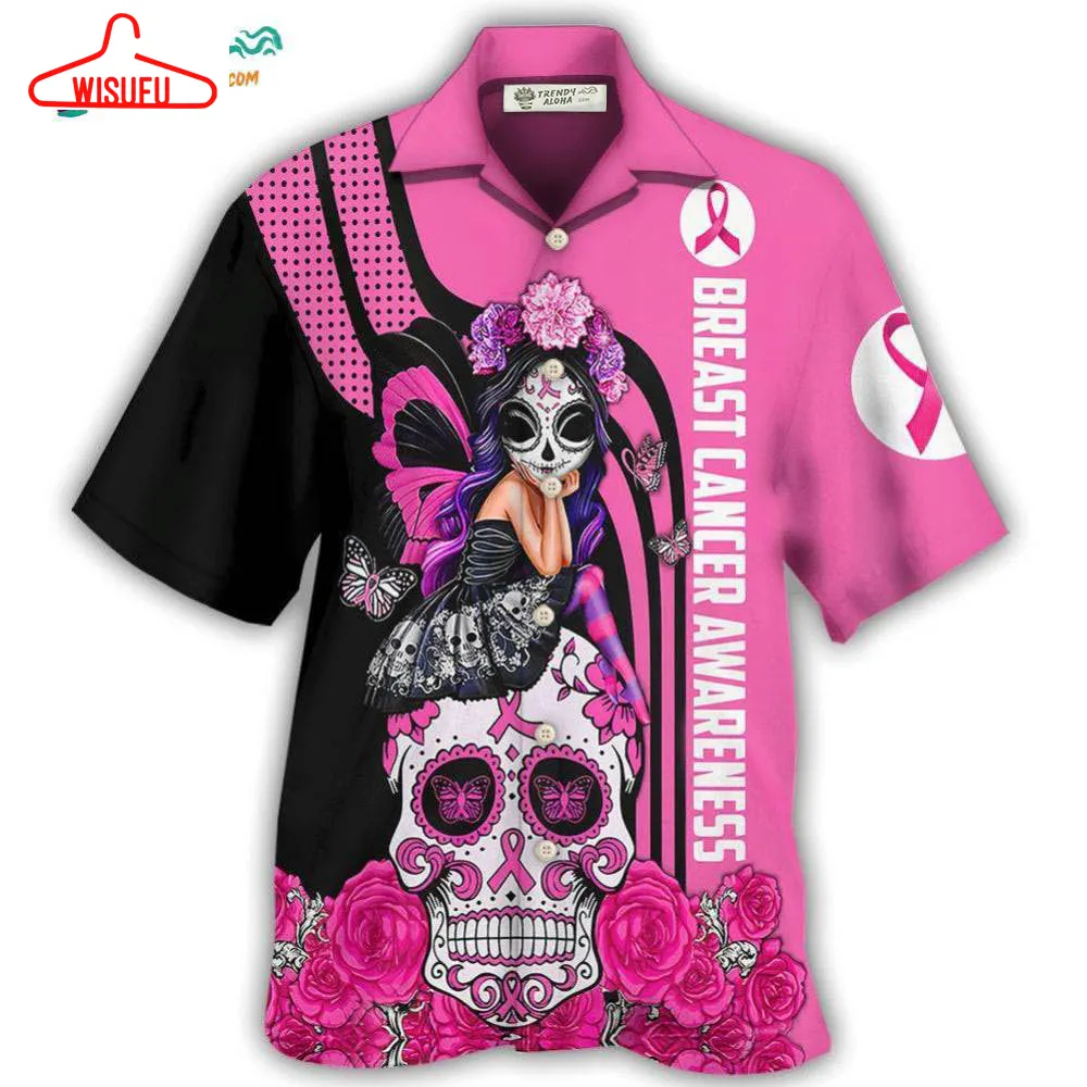 Breast Cancer Awareness Fight Like A Girl Breast Cancer Awareness Hawaiian Shirt- Wisufu Aloha