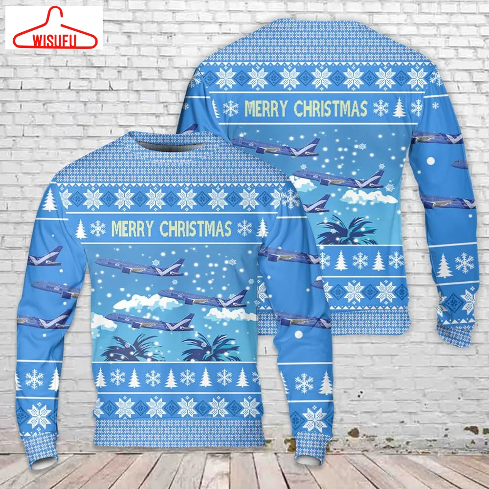 Breeze Airways A220-300 Ugly Christmas Sweater